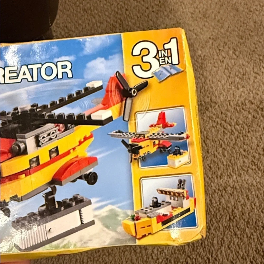 Lego creator cargo heli set 31029 132 pieces new in sealed box